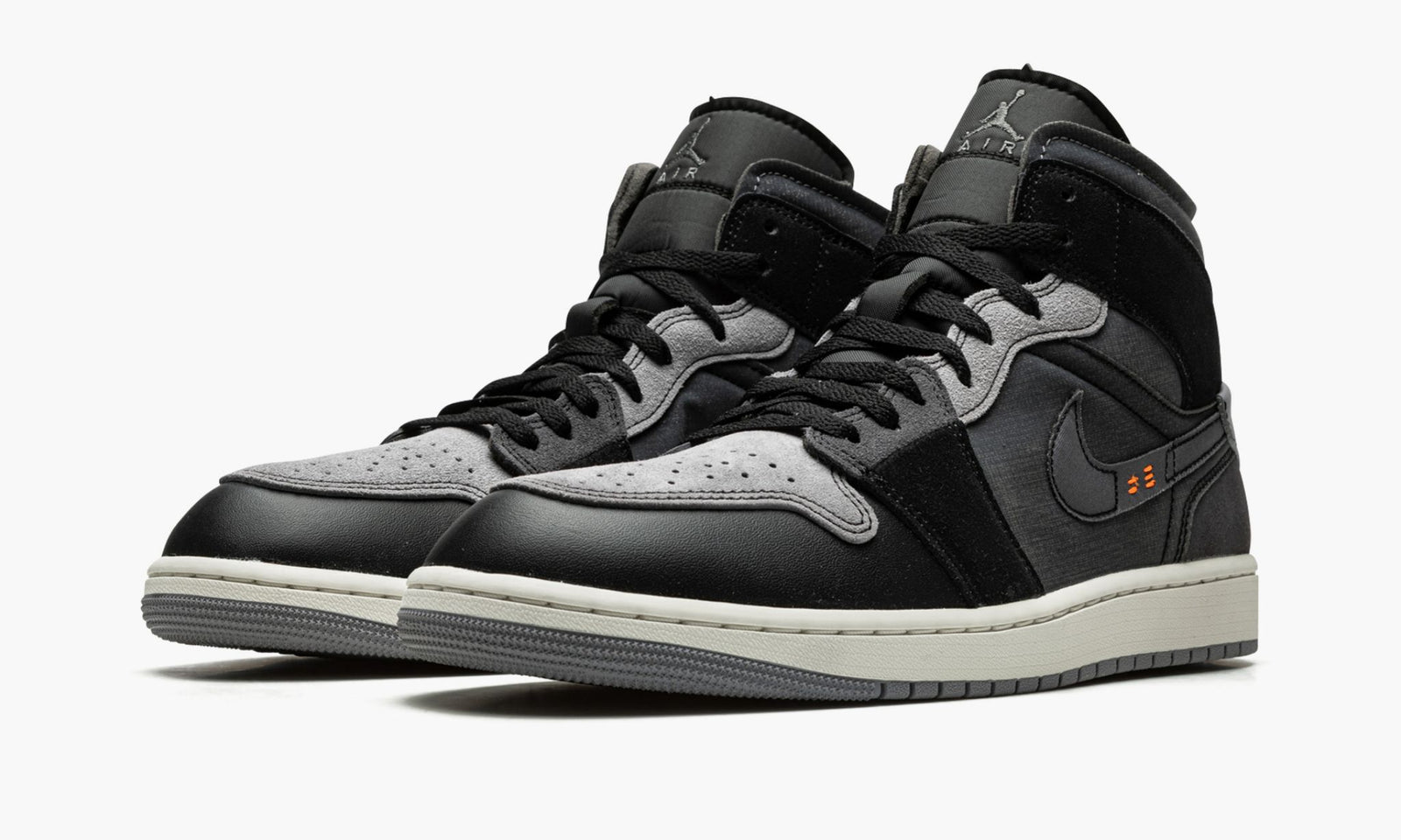 Nike air jordan 1 grey and black deals