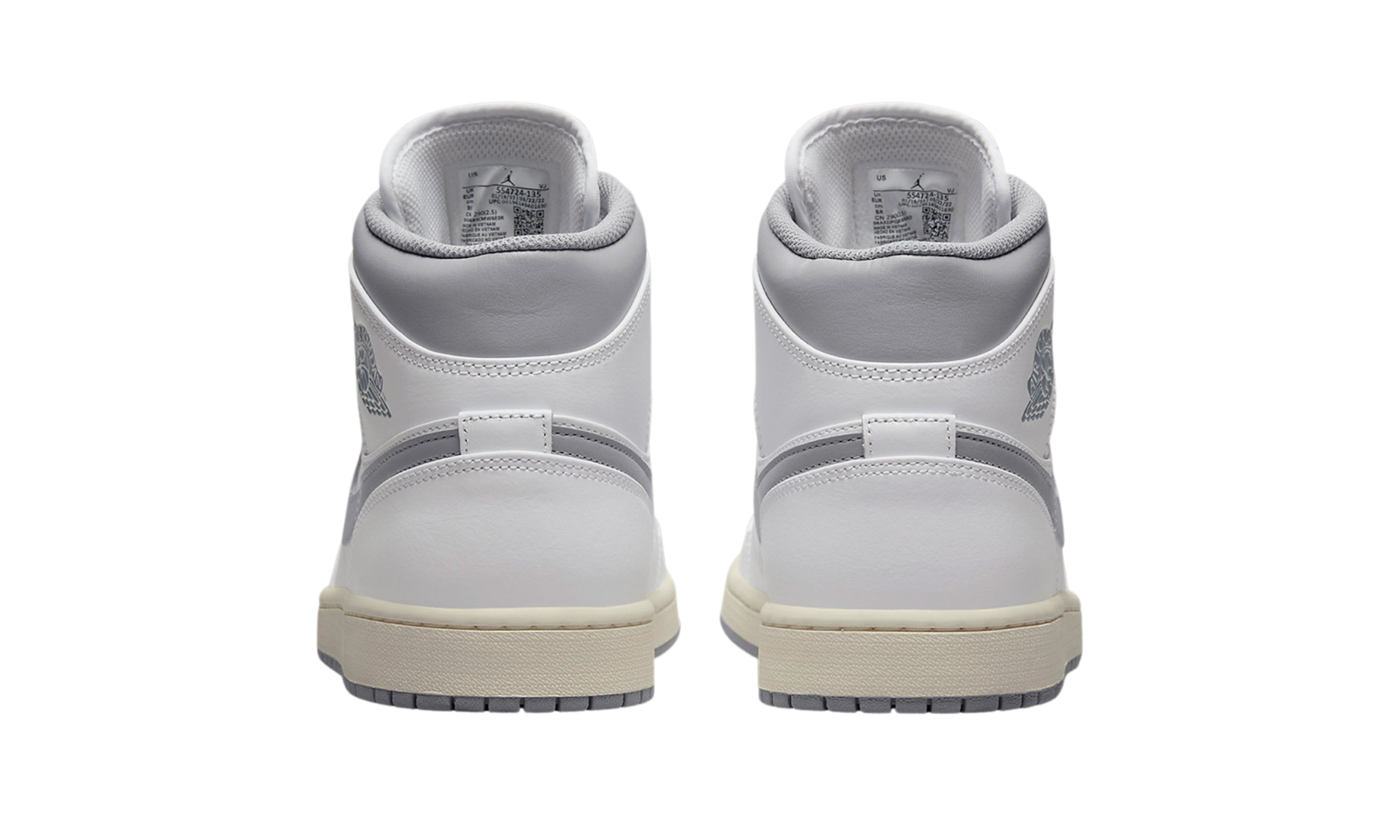 Nike air jordan 1 mid gray sales